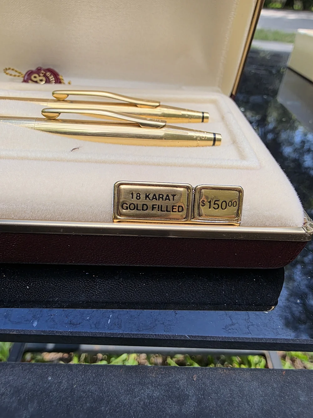 Cross 1/20 18k Gold Filled Ball Point Pen, 0.5 MM Pencil USA See Description